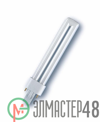 Лампа люминесцентная компактная DULUX S 9Вт/830 G23 OSRAM 4099854123528