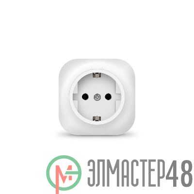 Розетка 1-м ОП 16А IP20 с заземл. бел. IONICH 1416