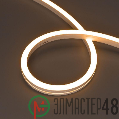 Лента светодиодная MOONLIGHT-SIDE-A140-12x17mm 24V Warm 2400К 9.6Вт/м IP67 wire x2 боков. вывод кабеля герметичная (уп.5м) Arlight 042782