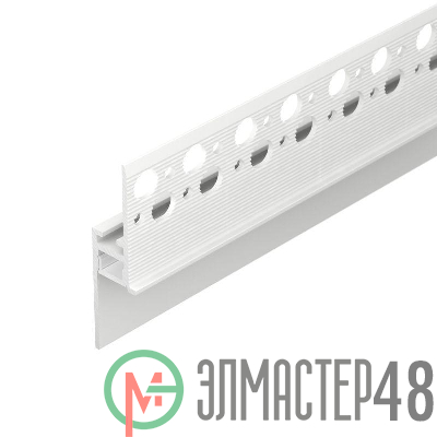 Профиль PLINTUS-FANTOM-H20-2000 WHITE L2000 алюм. Arlight 043660