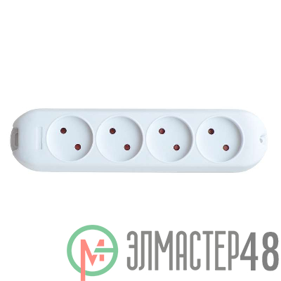 Колодка удлинителя 4N-SMART 4-м 5240 10А без заземл. IN HOME 4690612010458