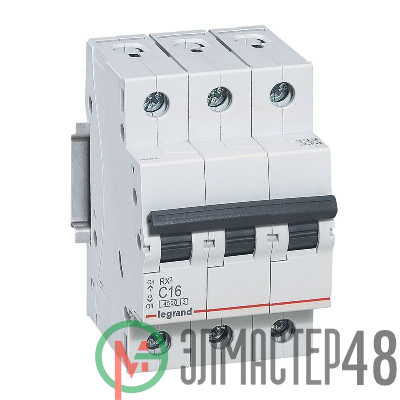 Выключатель автоматический модульный 3п C 20А 4.5кА RX3 Leg 419709