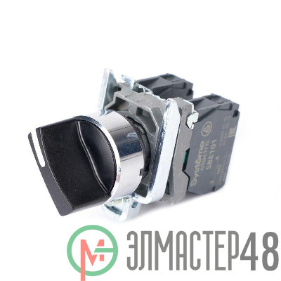 Переключатель модульный SB4 в сборе 22мм 2поз. с фиксацией 1НО+1НЗ SE SB4BD25