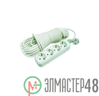 Удлинитель 4х10м с заземл. 16А IP20 MAKEL MGP158