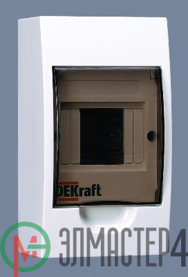Корпус пластиковый навесной 4мод. ЩРН-П-4 20х11х9 IP41 SchE 31008DEK