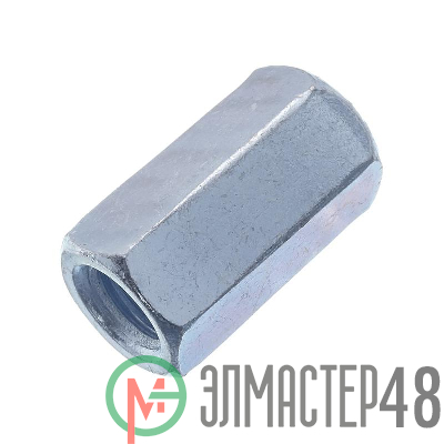 Гайка соединительная М8 цинк. DIN 6334 (уп.50шт) класс прочности 6. пакет СТРОЙМЕТИЗ UTORM3050058