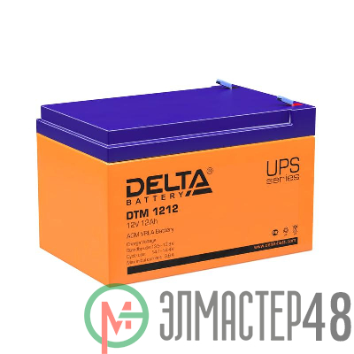 Аккумулятор 12В 12А.ч Delta DTM 1212