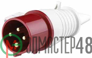 Вилка эл. каб. 32А 3P+E 380В тип. роз. 024 IP44 SchE 26005DEK