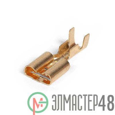 Разъем плоский неизолир. РП-М 2.5-6.3 КВТ 59139