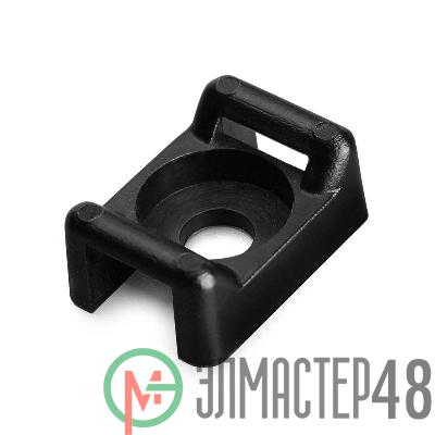 Площадка монтажная под винт ПМО 15х10 черн. (уп.100шт) Fortisflex 62452