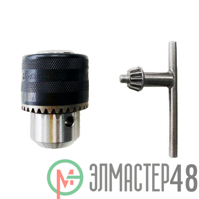 Патрон сверлильный с ключом для сверл 1.5-13.0мм 1/2-20UNF Kranz KR-92-0500