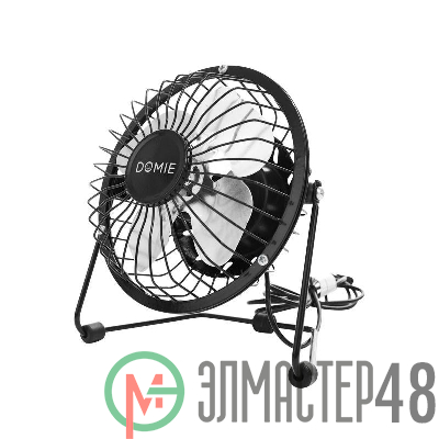 Вентилятор настольный (DX-4) USB черн. DOMIE 60-0225
