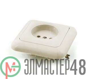 Розетка 1-м СП 10А IP20 РС10-005 БЕЛ. ЦЕРКОВЬ РС10-005