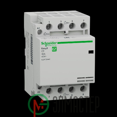 Контактор модульный EASY9 CT 40А 4НО 230/250В АС 50Гц SchE EZ9C32440