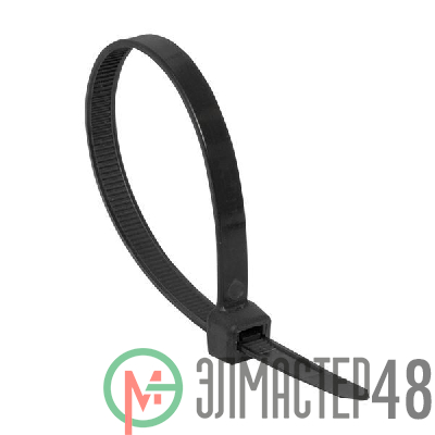 Хомут кабельный 4.8х300 нейл. черн. (уп.100шт) EKF plc-cb-4.8x300