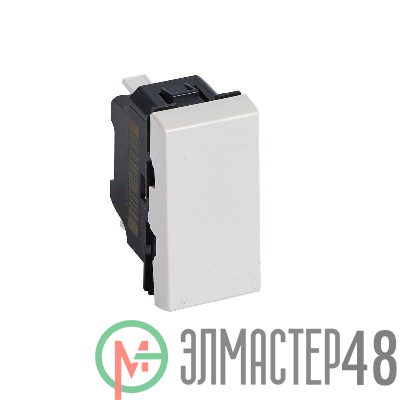 Механизм переключателя 1-кл. СП Mosaic NEW 1мод. бел. Leg 077001