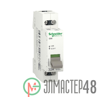 Выключатель нагрузки 2п iSW 32А SchE A9S60232