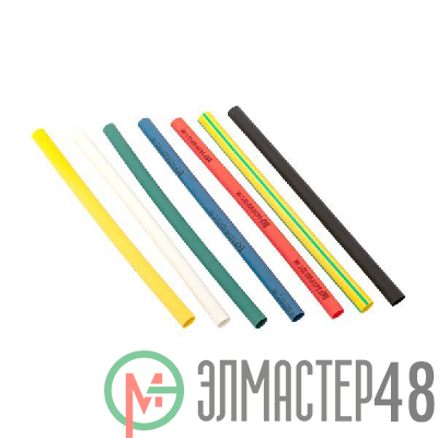 Набор трубок термоусадочных тонкостен. 4/2 (7 цветов по 3шт 100мм) EKF tut-n-4