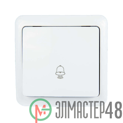 Кнопка звонка VIOLA бел. LEZARD 751-0200-103