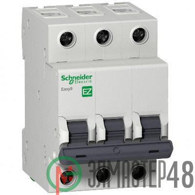 Выключатель автоматический модульный 3п C 25А 6кА EASY9 =S= 230В SchE EZ9F56325