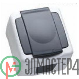 Розетка с заземл. с защ. крышкой Makel 37064029