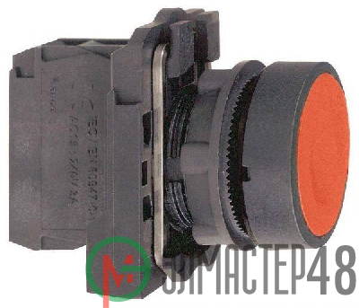 Кнопка без фикс. 1НЗ без подсветки красн. SchE XB5AA42