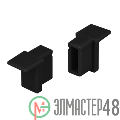 Заглушка SL-MINI-6-H9 BLACK глухая пластик (комплект) Arlight 044088
