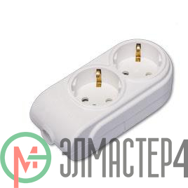 Колодка удлинителя 2-м с заземл. защ. шторки Makel N2210000