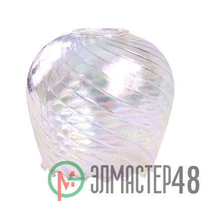 Плафон 34-301-Ф127/в42 "Ладера" рифл. косой перламутр. ИМ Элетех 1070908310