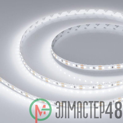 Лента светодиодная RT-A120-8mm 12В White 6000К 9.6Вт/м IP20 2835 открыт. (уп.5м) Arlight 012334(2)