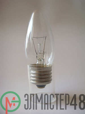 Лампа накаливания ДС 40Вт E27 (верс.) Лисма 326768400