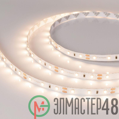 Лента светодиодная RT-A60-8mm 12V Warm 3000К CRI98 4.8Вт/м IP20 2835 (уп.5м) Arlight 027934(2)