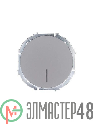 Выключатель 1-кл. СП OSEN 10А IP20 с подсветкой механизм сер. матов. LEZARD 743-7488-111