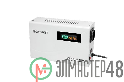 Стабилизатор напряжения настенный SMARTWATT AVR SLIM 1000RW