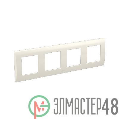 Рамка 4-м 4х2мод. Brava бел. RAL9016 DKC 75014W