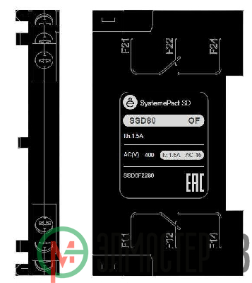 Контакт вспомогательный для SD80 2NO2NC SE SSDOF2280