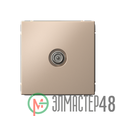 Розетка телевизионная оконечная TV ArtGallery 1дБ механизм песочн. SE GAL001291