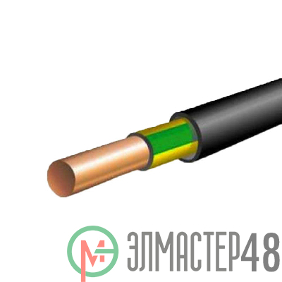 Кабель ВВГнг(А)-LS 1х35 Ж/З ОК 0.66кВ (м) Кавказкабель УТ 000009048