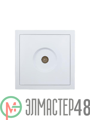 Розетка ТВ оконечная СП ZIMA IP20 бел. LEZARD 704-0288-130