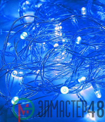 Гирлянда светодиодная 50LED шнур 6.5м 8 режимов мигания Космос KOC_GIR50LED_B