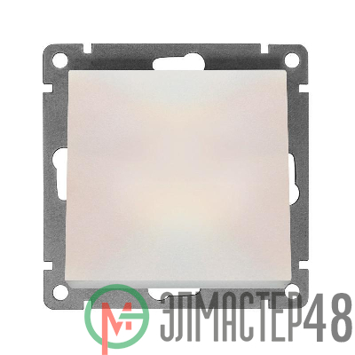 Выключатель 1-кл. СП Афина 10А IP20 механизм жемчуж. Universal A0021-OBr
