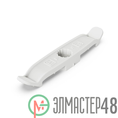 Держатель плоского кабеля двусторонний для прямого монтажа на 4 места бел. (уп.20шт) Промрукав PR13.02558