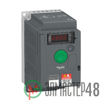 Преобразователь частоты ATV310 0.37кВт 380В 3ф SchE ATV310H037N4E