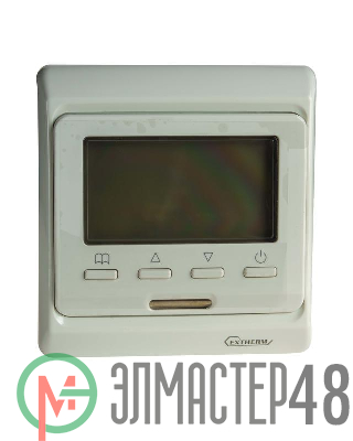 Термостат программ. ST-16 с контролем времени датчик пола; датчик возд. +5/+40град.C 230В 16А 3.5кВт EXTHERM ST16