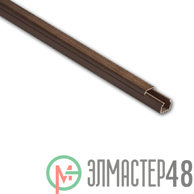 Кабель-канал 16х16 L2000 пластик дуб (темн. основа) Рувинил РКК-16х16-08М