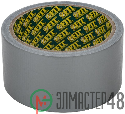 Лента клейкая универсальная армированная "Ductape" 48ммх10м FIT 11710