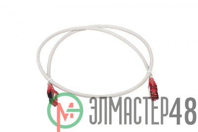 Патч-корд PC-LPM-STP-RJ45-RJ45-C5e-1M-LSZH-GY F/UTP экран. кат.5e LSZH 1м сер. Hyperline 42308