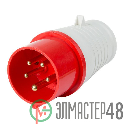 Вилка 015 переносная 3Р+РЕ+N 16А 380В IP44 Rexant 11-8902