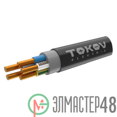 Кабель TOKOV ELECTRIC ППГнг(А)-HF 5х2.5 ОК (N PE) 0.66кВ (м) ТХМ00409123