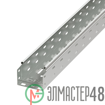 Лоток листовой перфорированный 100х80 L3000 сталь 0.7мм DKC 35302